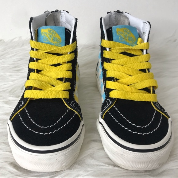 Vans x The Simpsons Kids Sk8-Hi Zip- Limited Edition Size 11 - Picture 2 of 16
